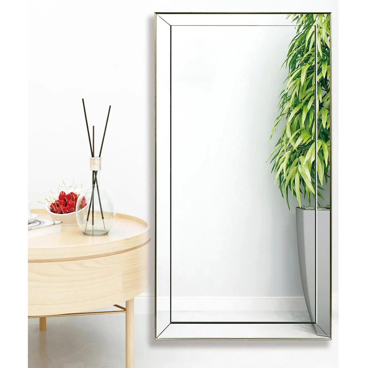 RONDA - Espejo Decorativo Forma Rectangular 60x120 cm De Pared