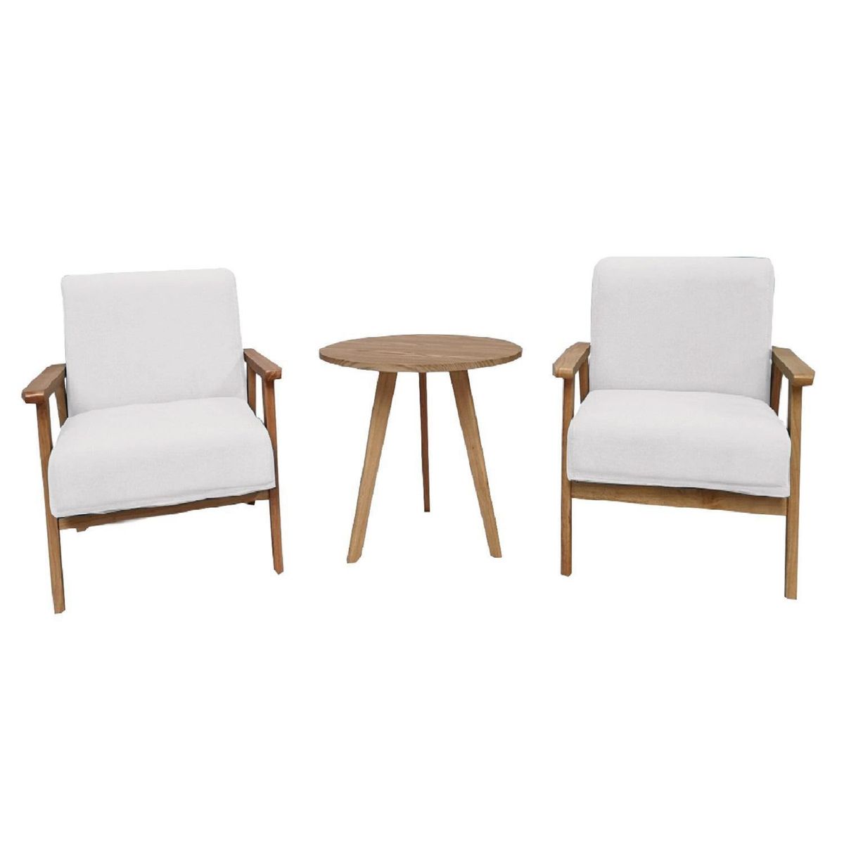 EL BARCO - Juego de Terraza Balcón Nature 2 Personas Marfil