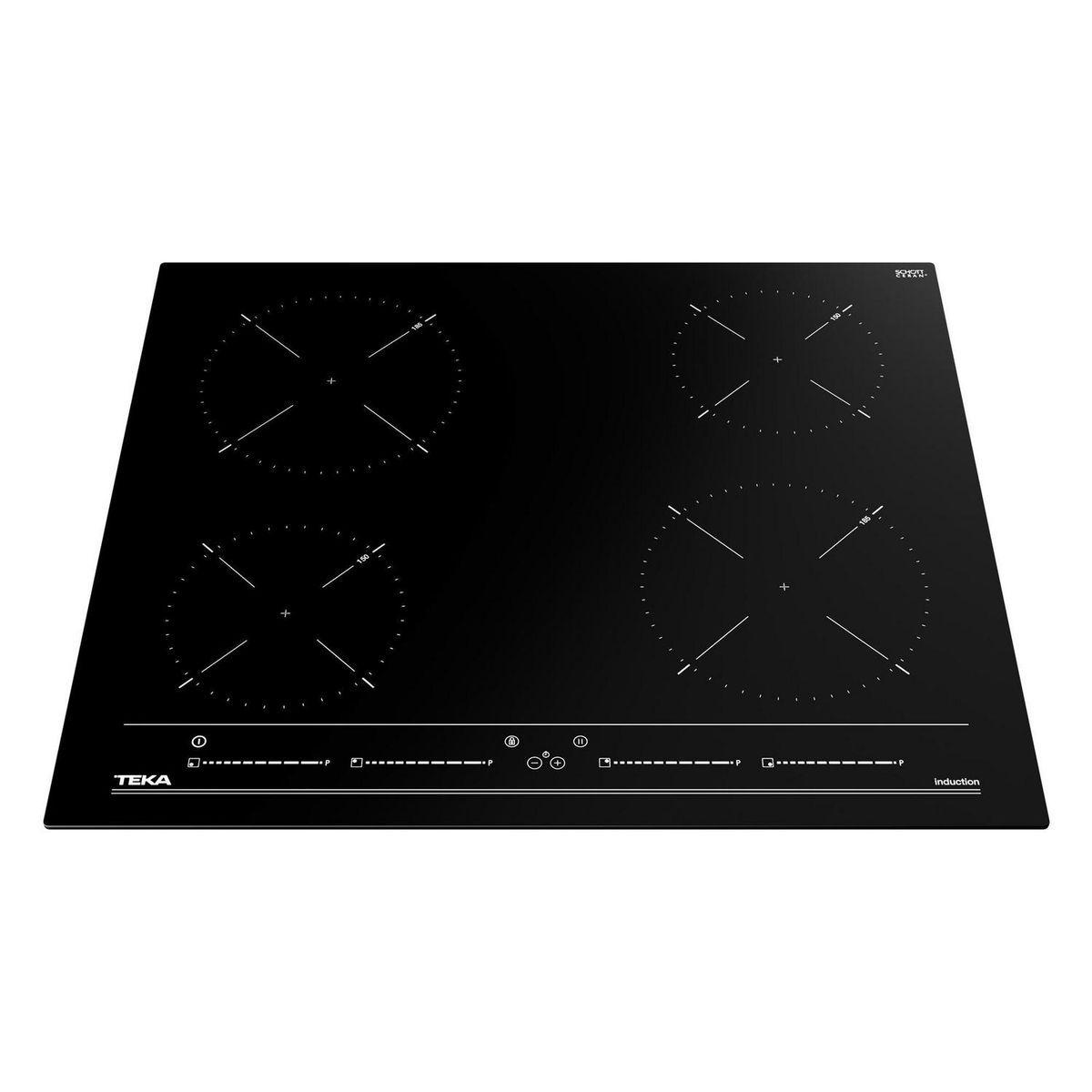 TEKA - Cocina Inducción 4 Platos Negro IBC-64010 MSS