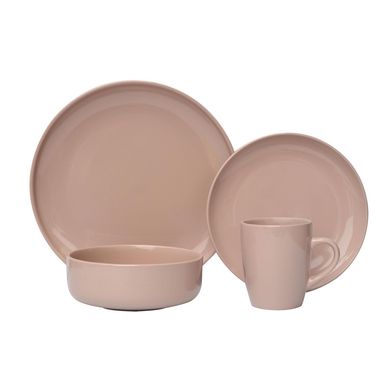 Juego de vajilla 16 piezas beige