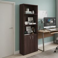 Gabinete Melamina 6 Nivel(es) 60x180x30 cm Roble/Dakar