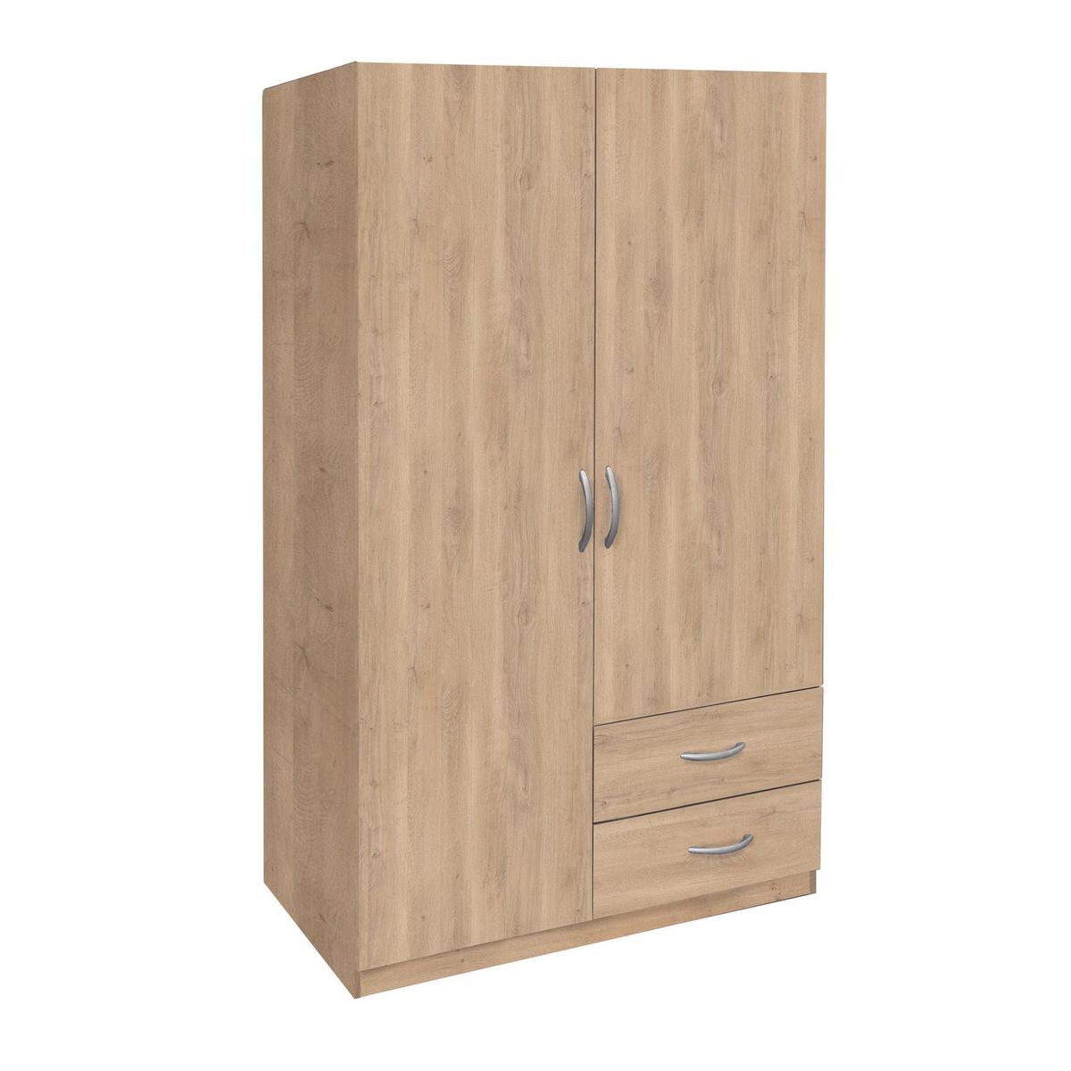 AGM - Clóset 2 Puerta(s) 2 Cajón(es) 4 Repisa(s) 120x180x50 cm Jerez