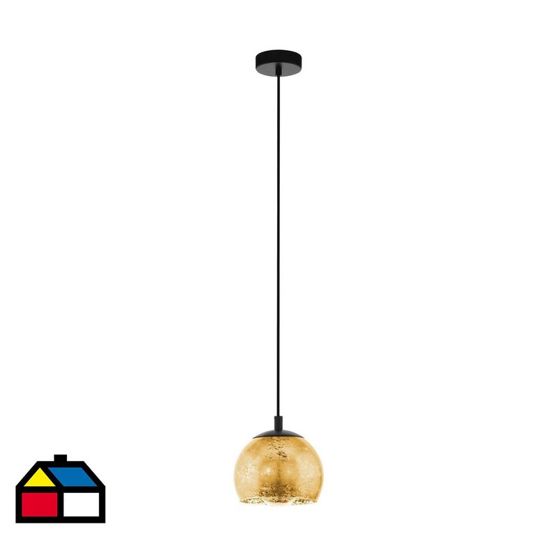 EGLO - Lámpara Colgante Acero Amarillo/Dorado
