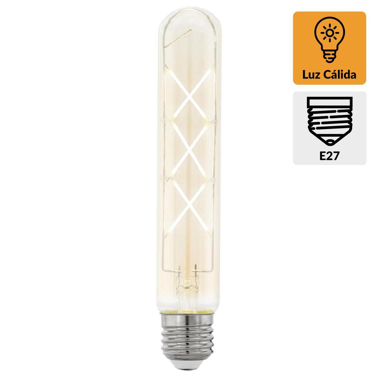 EGLO - Ampolleta Led Filamentos 4 W E27 360 lm Luz Cálida
