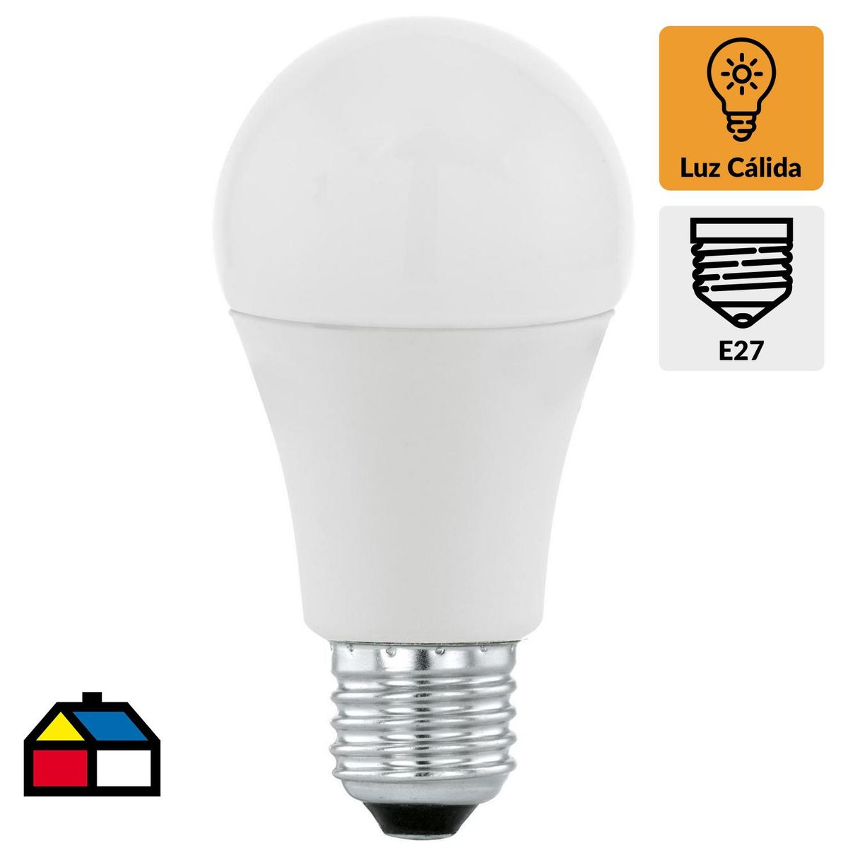 EGLO - Ampolleta Led 9.5 W E27 806 lm Luz Cálida