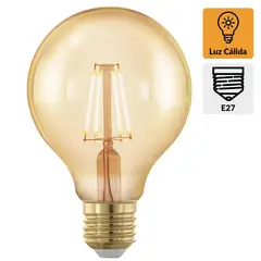 EGLO - Ampolleta Led Filamentos 4 W E27 320 lm Luz Cálida