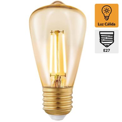 Ampolleta Led Filamentos E27 3,5 W Luz Clida