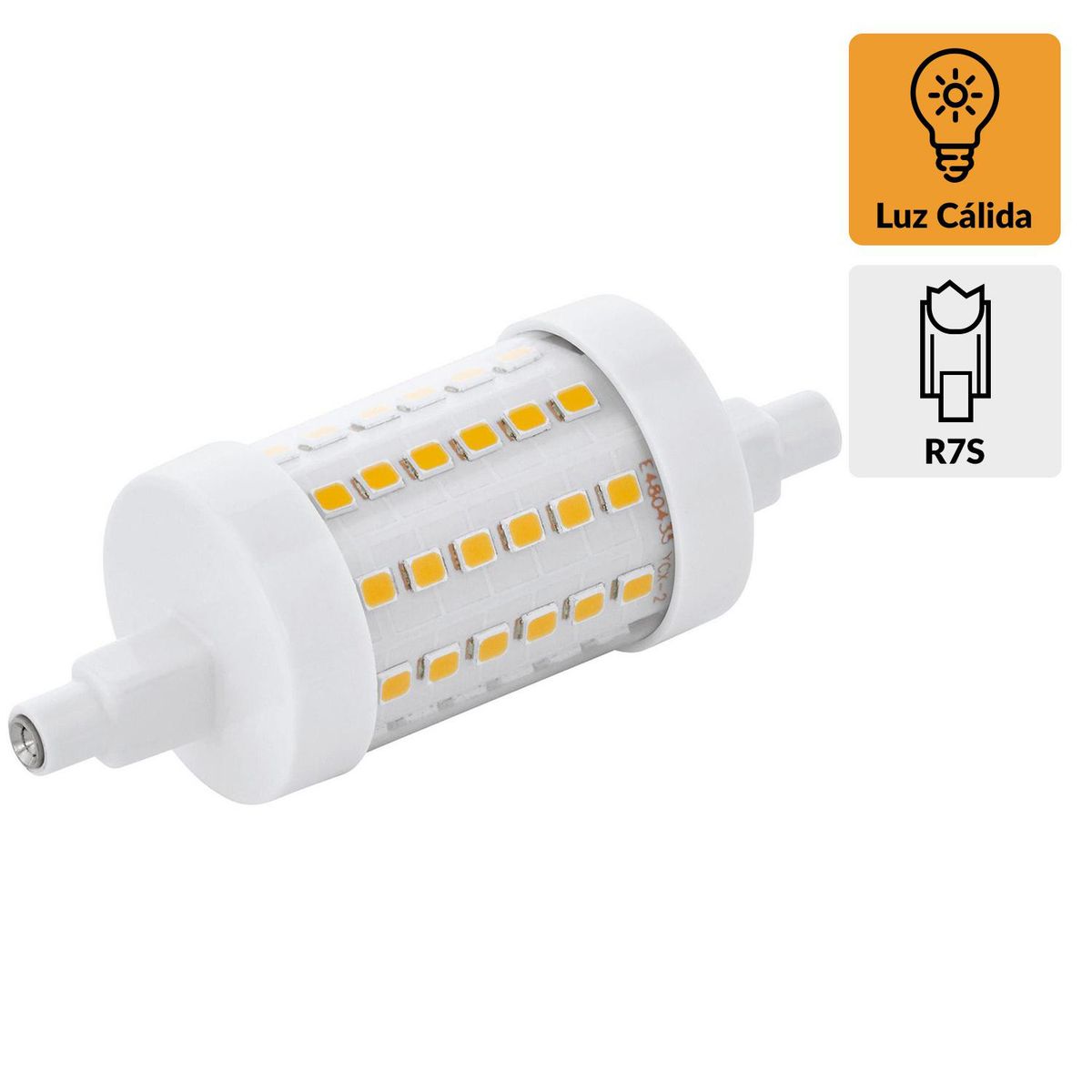 EGLO - Ampolleta Led 8 W R7S 1055 lm Luz Cálida