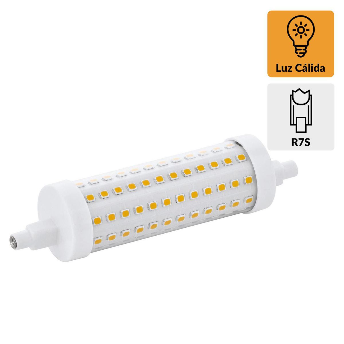 EGLO - Ampolleta Led 12 W R7S 1521 lm Luz Cálida