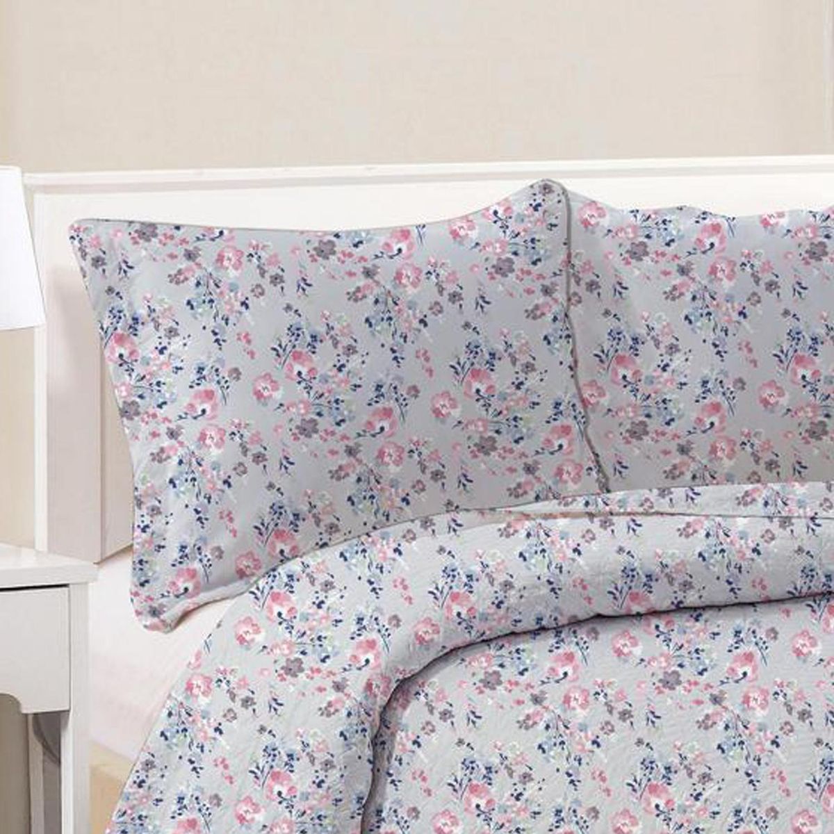 MASHINI - Cubrecama Quilt 2 plazas Cordoba Multicolor 