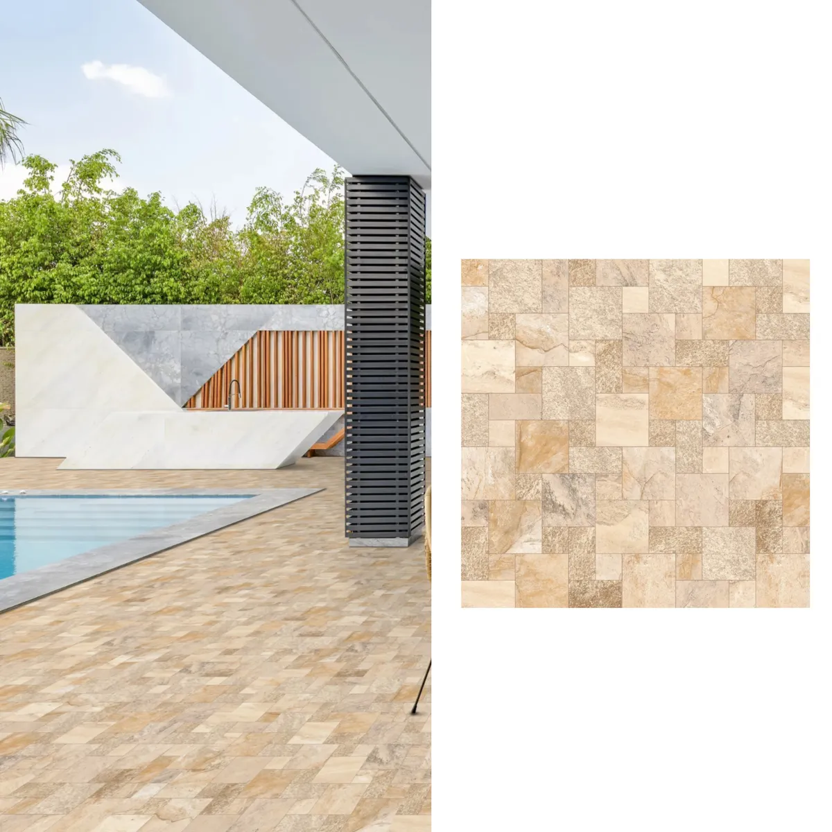 EMBRAMACO - Cerámica 60.5x60.5 cm San Jose Beige 2.56 m2