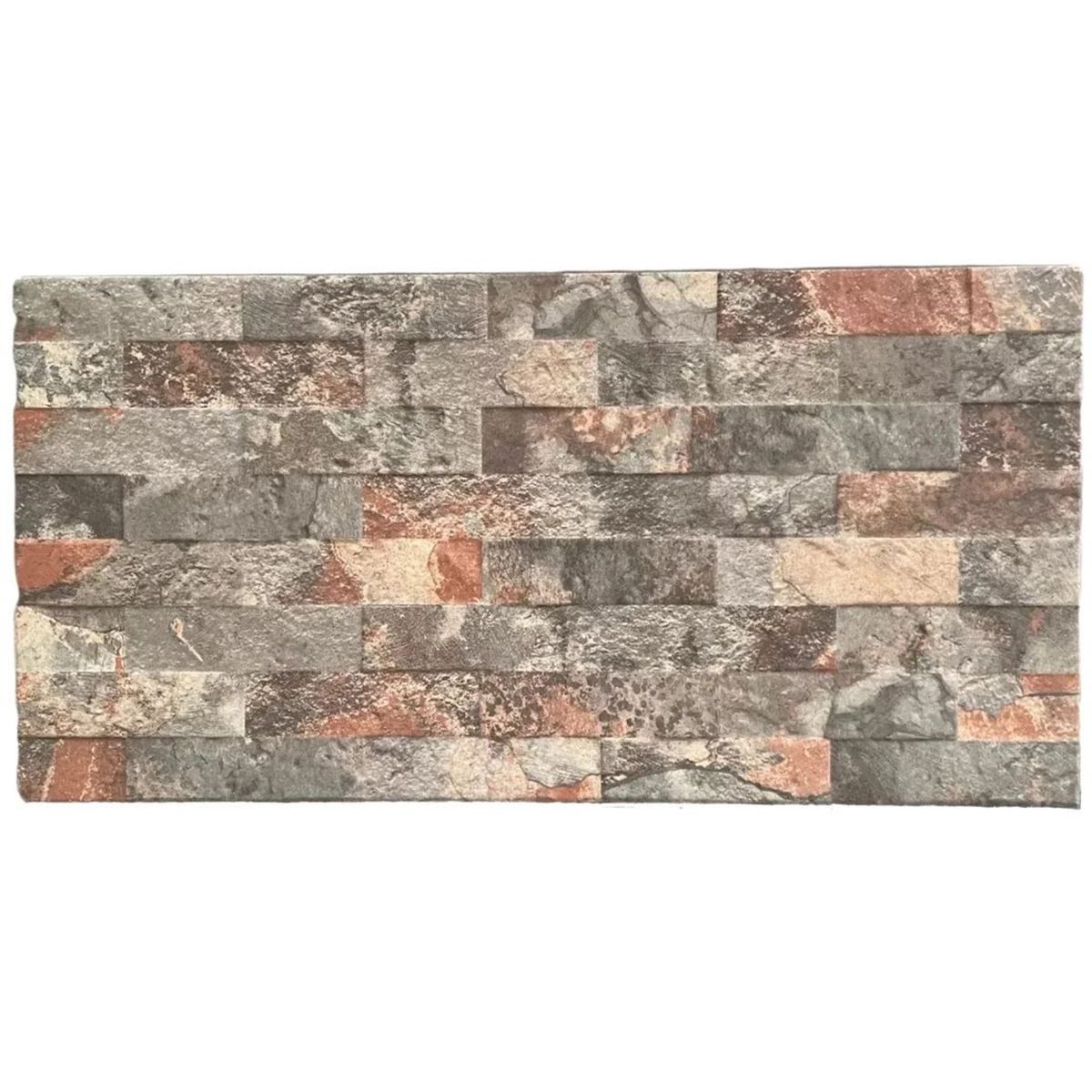 ECOCERAMIC - Cerámica 25x50 cm Montreal Magma 1.75 m2