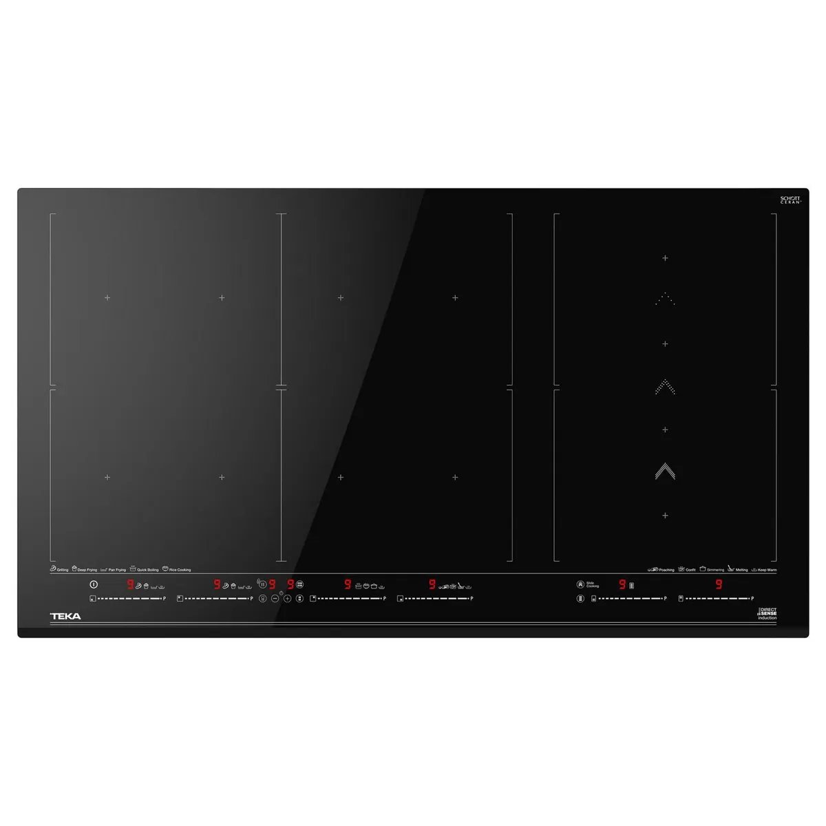 TEKA - Encimera Inducción 6 Platos Negro IZF-99700 MST BK