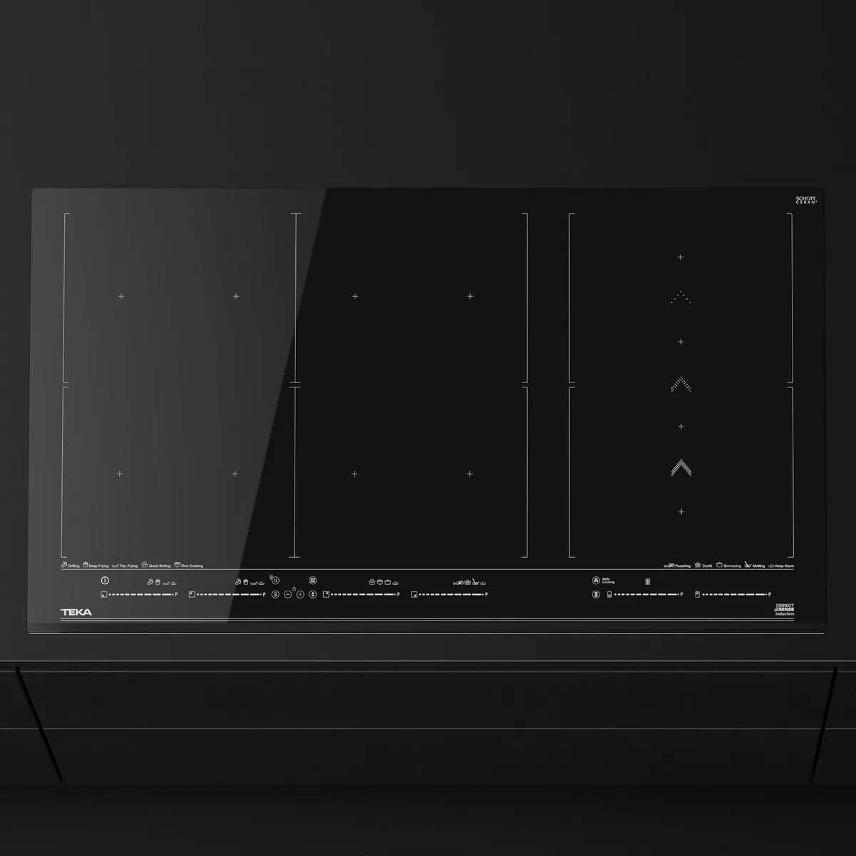 TEKA - Encimera Inducción 6 Platos Negro IZF-99700 MST BK
