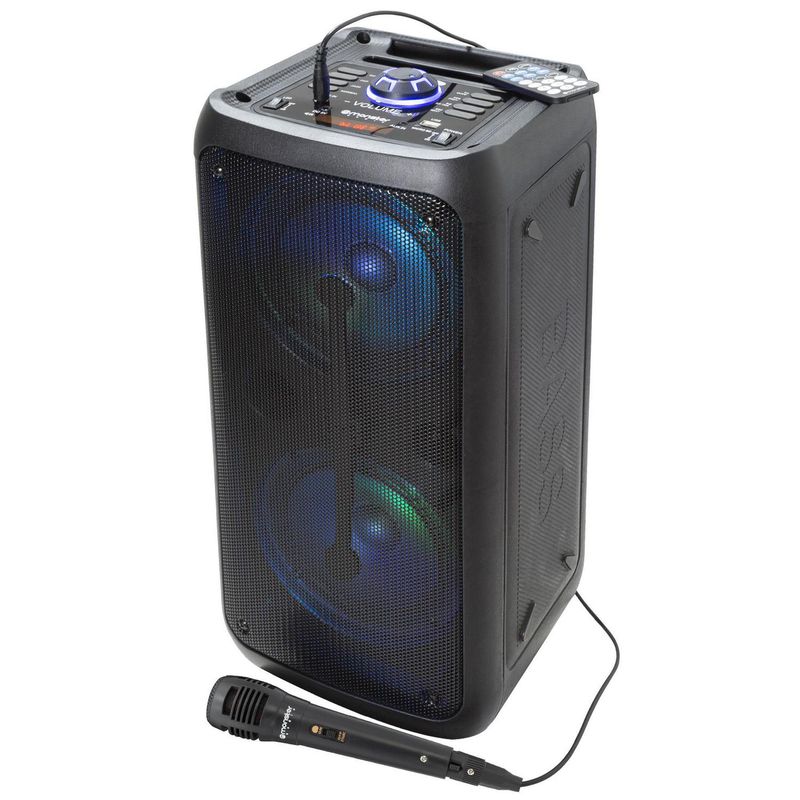MONSTER - Parlante karaoke 6,5"x2  BT/TWS/FM/USB/TF