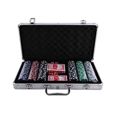 VADELL - Maleta Poker 300 Fichas 45x11x26 cm