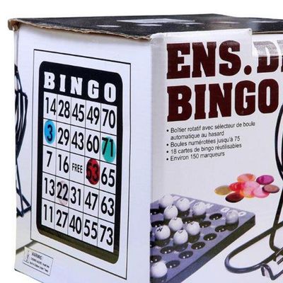 Imagen 2 del producto Juego Mesa Bingo Negro