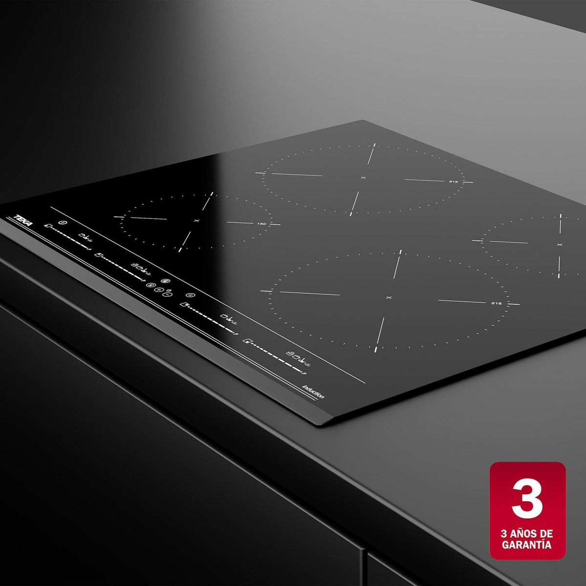 TEKA - Encimera Inducción 4 Platos Negro IZC 64320 BK MSP