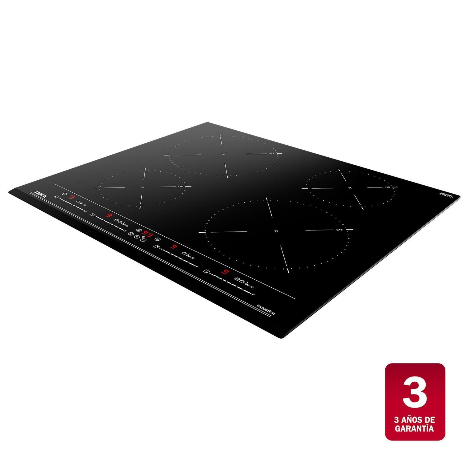 TEKA Encimera Inducción 4 Platos Negro IZC 64320 BK MSP