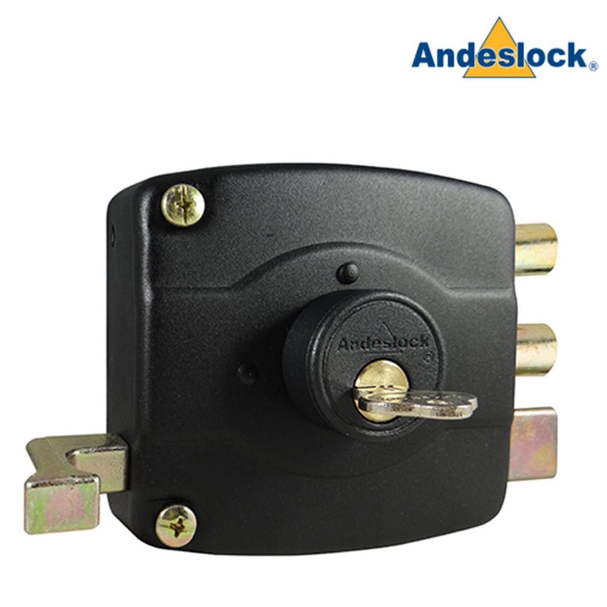 ANDESLOCK - Cerradura sobreponer acceso principal y reja hasta 45 mm.