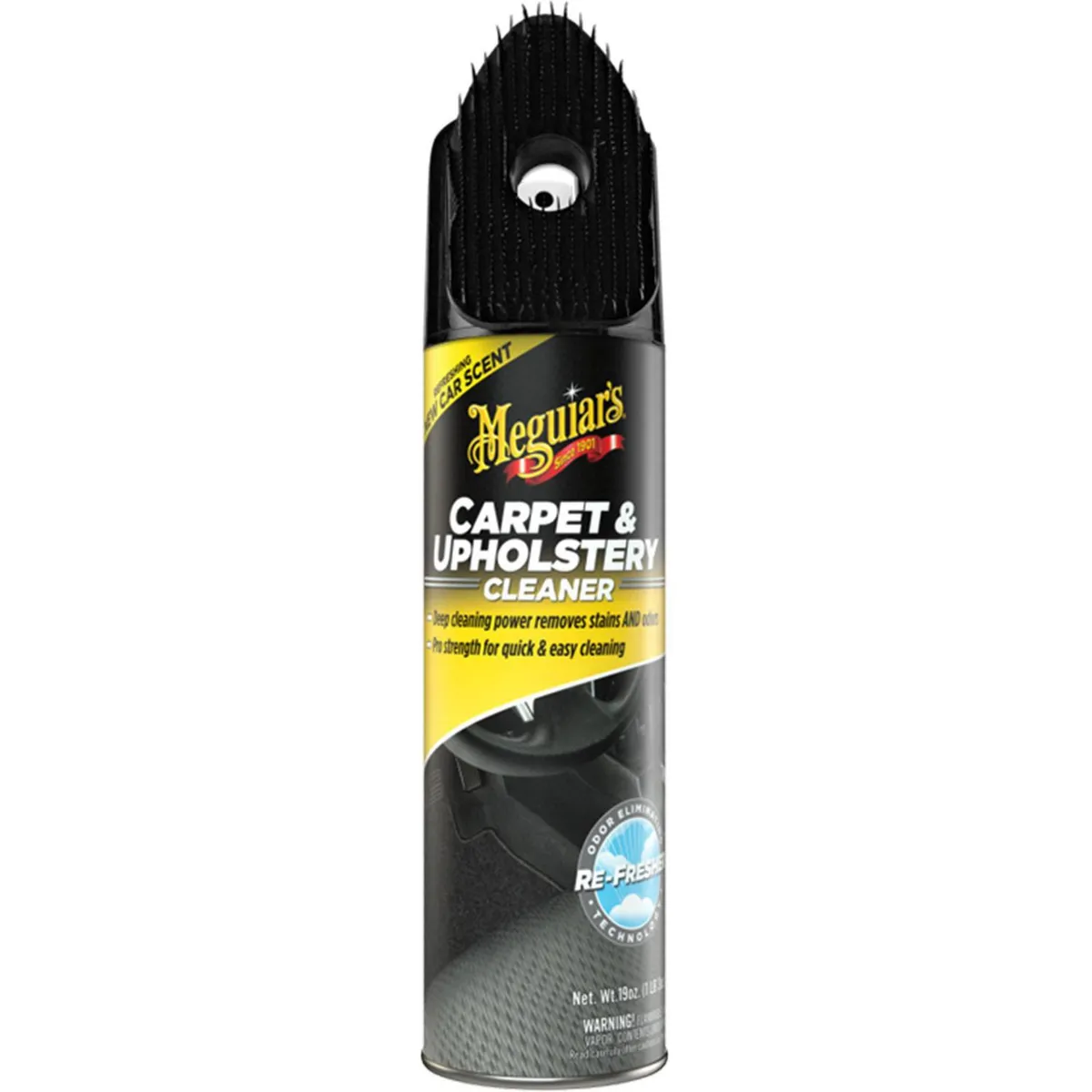MEGUIARS - Limpiador alfombras y tapiz de auto aroma nuevo 561ml
