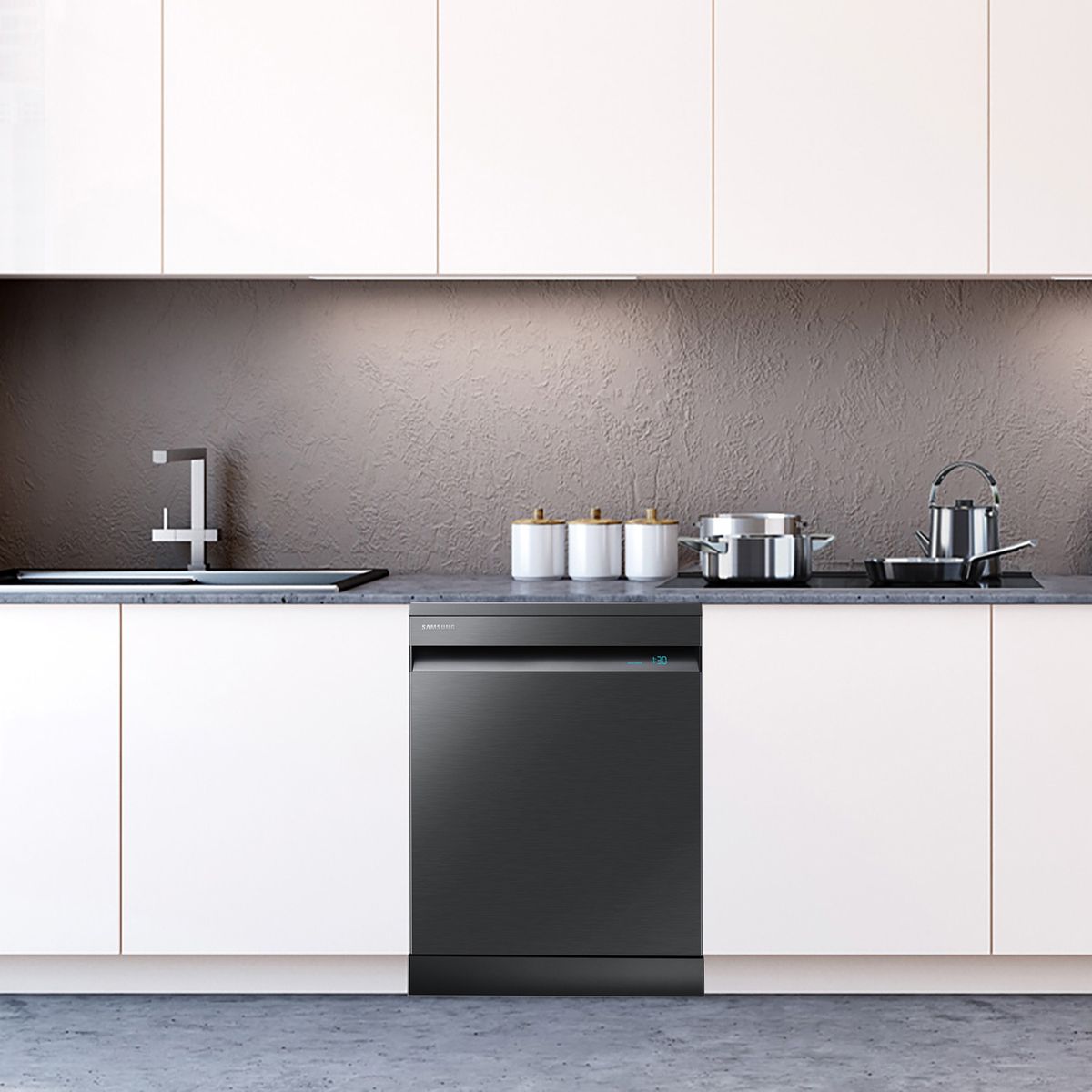 SAMSUNG - Lavavajillas 14 Cubiertos DW60A8050FG/ZS