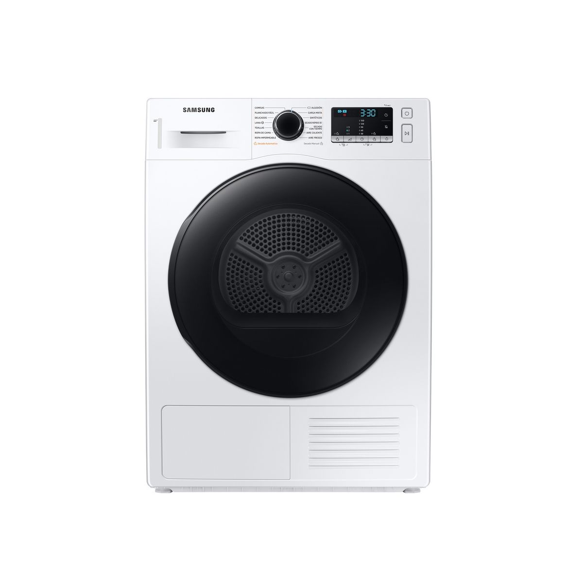 SAMSUNG - Secadora de Ropa 9 kg Carga Frontal con Bomba de calor Blanca DV90TA040BE/ZS