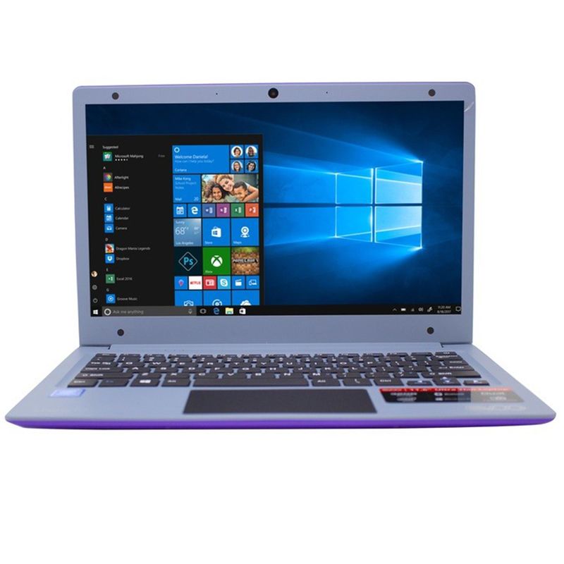 EVOO - Notebook Evoo Intel Celeron N4000 / 4GB RAM / 64 GB / 11,6" HD / Intel UHD 600 / W10 / Teclado Inglés / 1 año Microsoft Personal 365