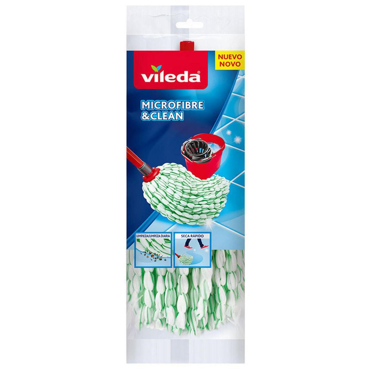 VILEDA - Repuesto Mopa Eco Vileda Alta Absorción para Todo Tipo de Piso