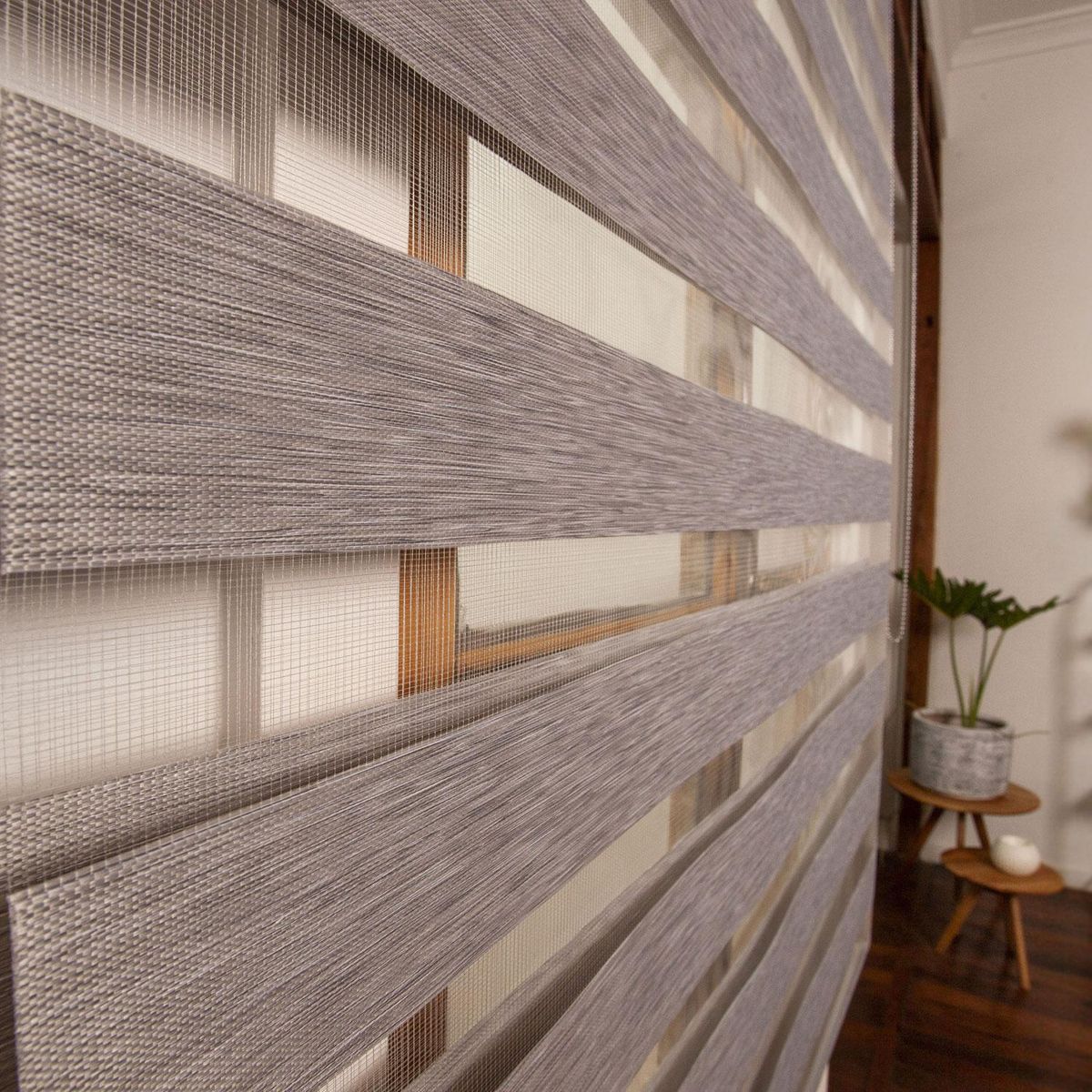 METALHSA - Roller zebra (s/cass) dia-noche gris 200x165 cm