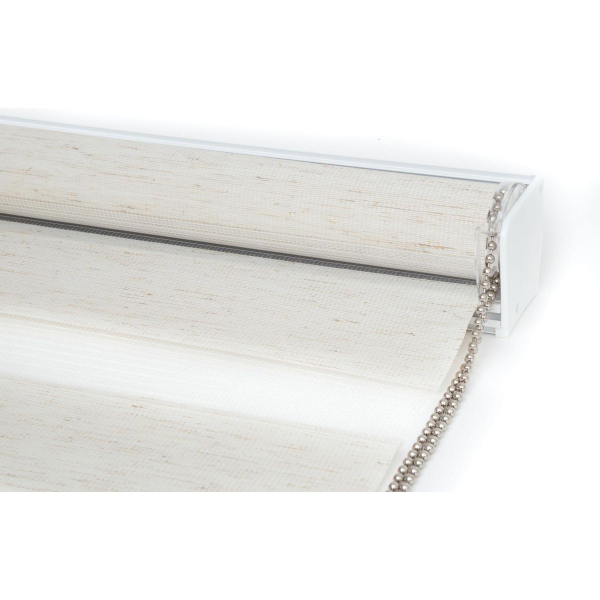 METALHSA - Cortina Roller Duo sin Cenefa Look Lino