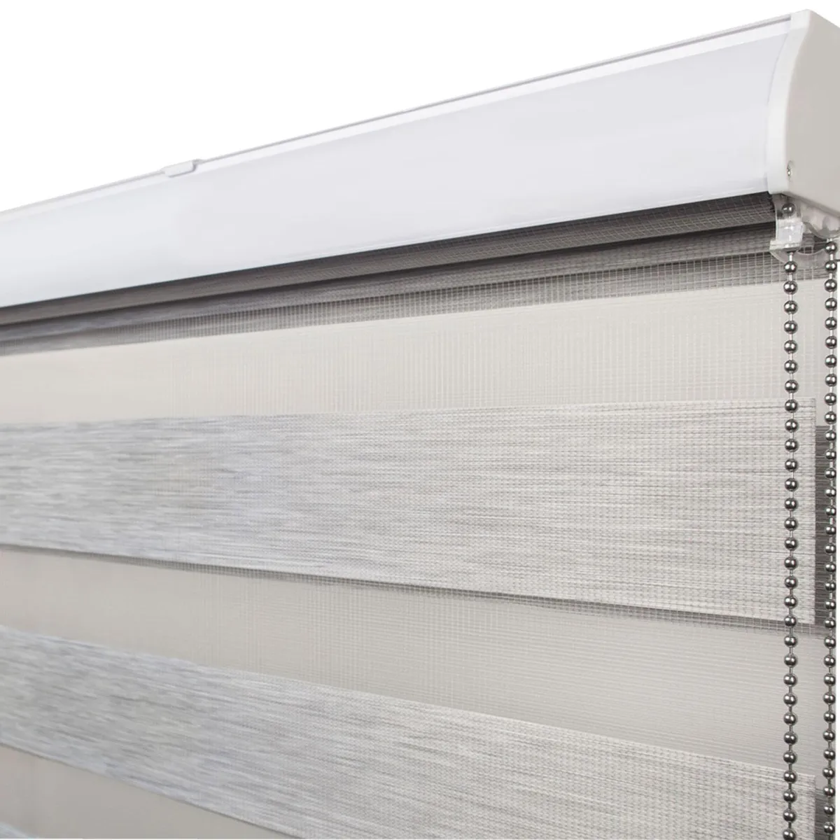 METALHSA - Cortina enrollable duo 90x165 cm gris