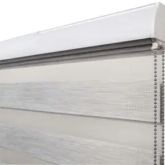 METALHSA - Cortina enrollable duo 90x165 cm gris