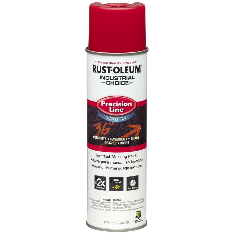 RUST OLEUM - Pintura en spray al Agua Rojo 412 Gr