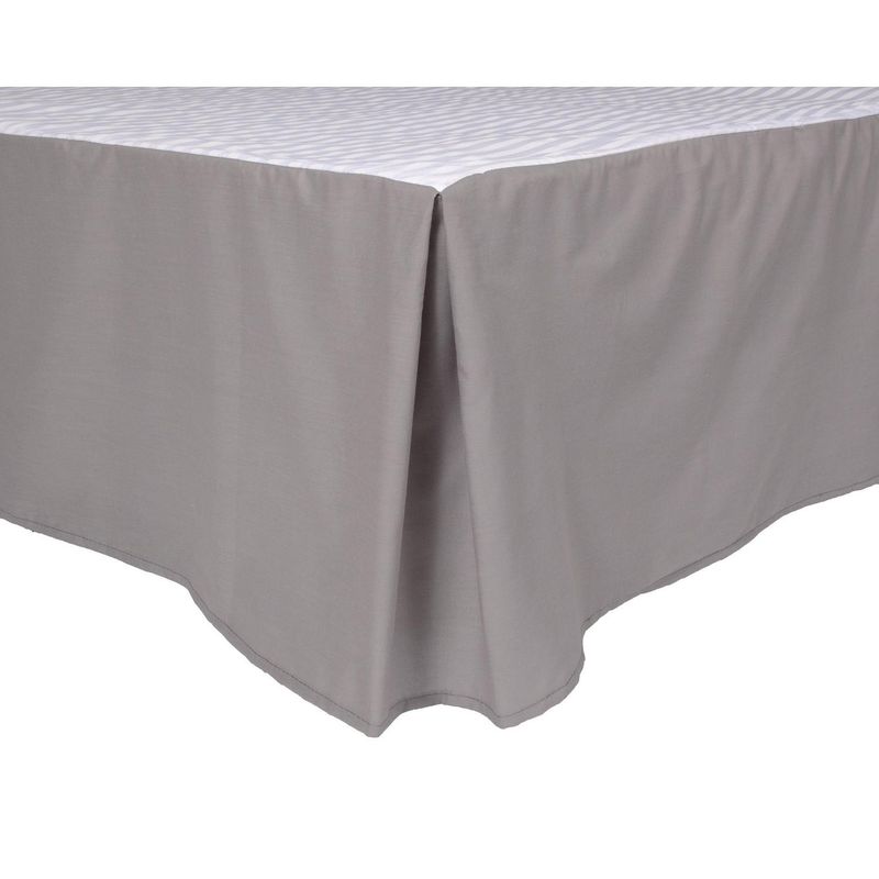ARTHOME - Faldón arthome  1,5 plazas  gris 144 hilos