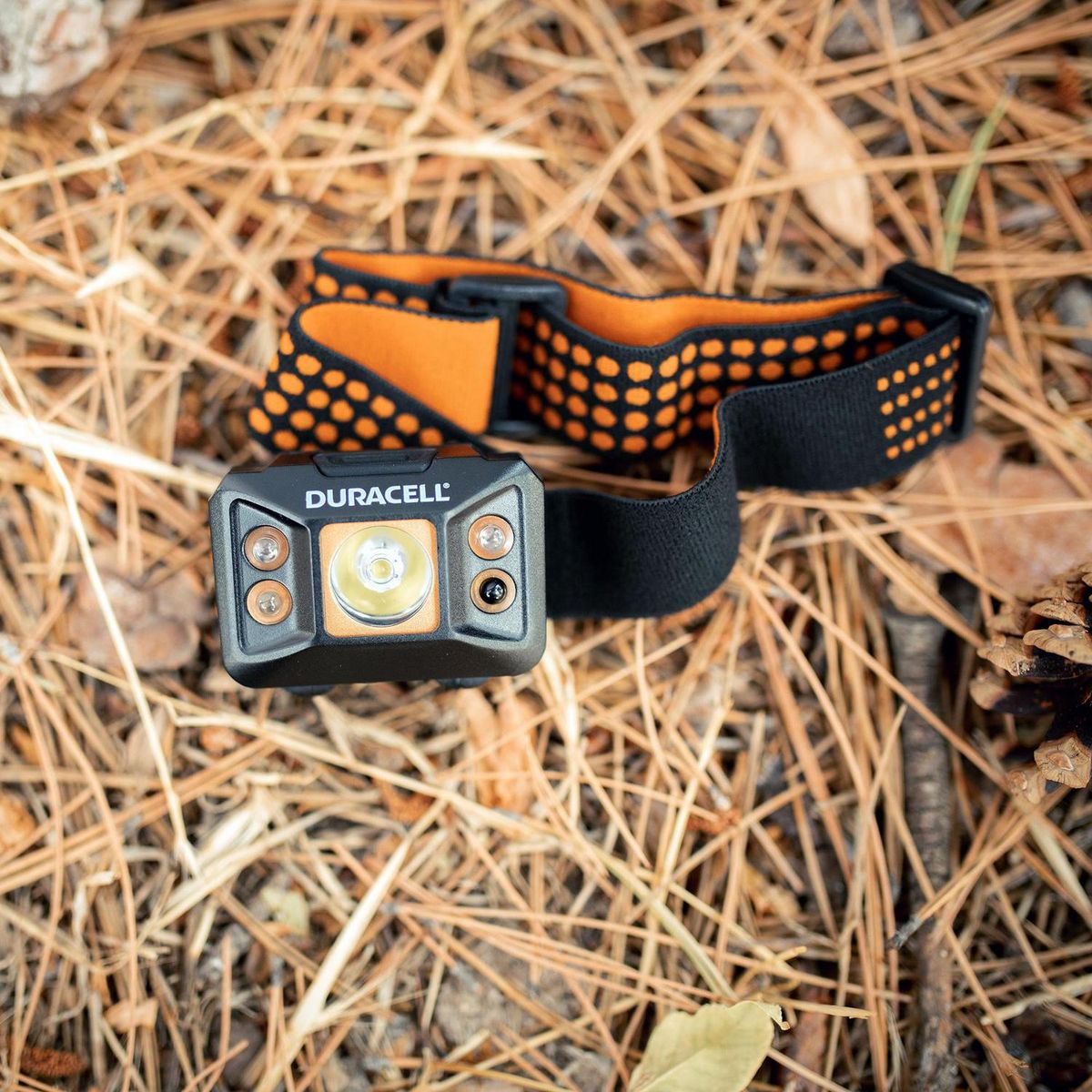 DURACELL - Linterna Manos Libres 250 Lúmenes 3 Modos luz (3 pilas AAA Incluidas)