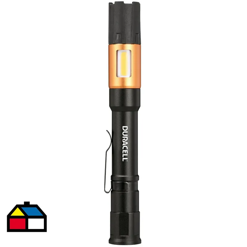 DURACELL - Linterna Lapicero 100 Lúmenes (2 pilas AA incluidas)