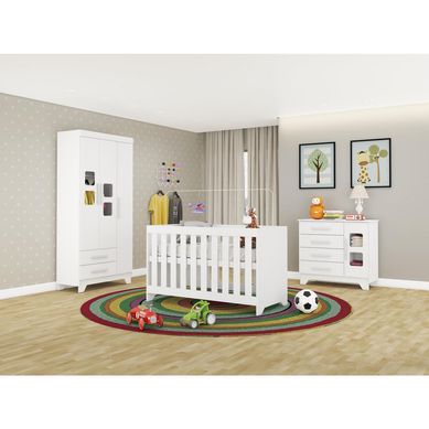 Closet Peteca 3P2C 189X90X40 Blanco nature