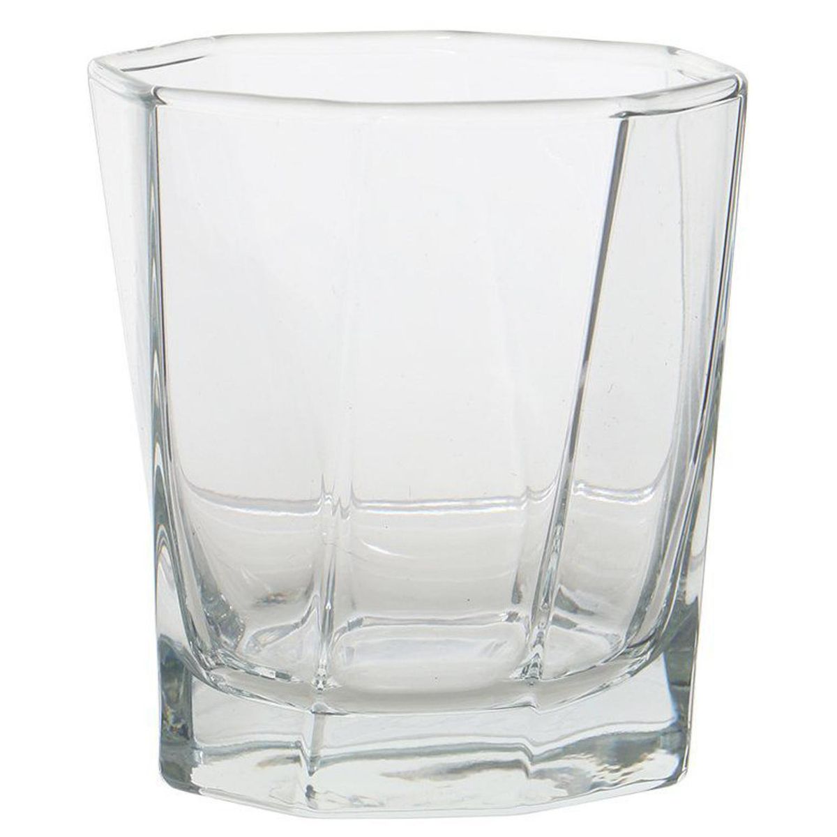 JUST HOME COLLECTION - Set 6 Vasos Bajo de Vidrio 258 ml Transparente