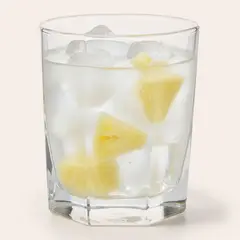 JUST HOME COLLECTION - Set 6 Vasos Bajo de Vidrio 258 ml Transparente