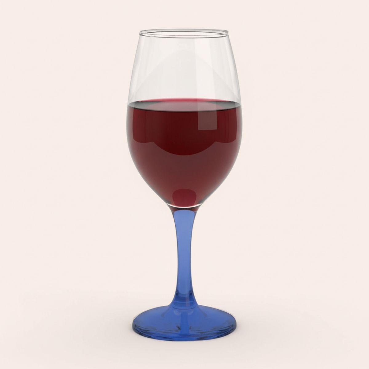 CASA BONITA - Set 6 Copas Vino Tinto 386 ml Vidrio Colores