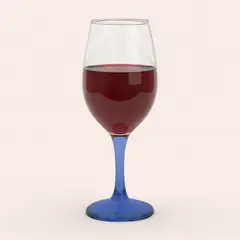 CASA BONITA - Set 6 Copas Vino Tinto 386 ml Vidrio Colores