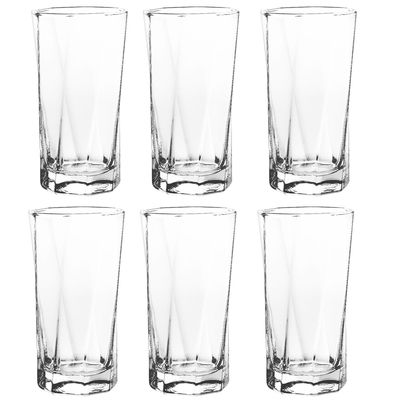 Imagen 2 del producto Set 6 Vasos Alto de Vidrio 353 ml Transparente