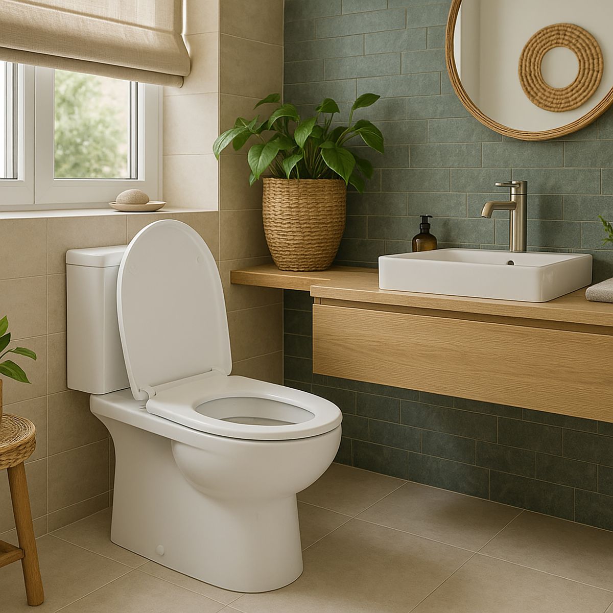 STRETTO - Asiento y Tapa Urea Soft Close para WC Acros