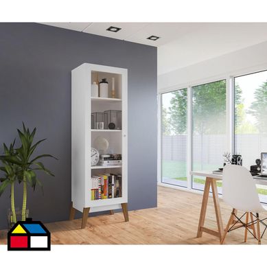 Estante borde pata 40x37x158 blanco