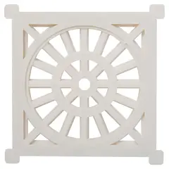 FAB - Rejilla Pileta PVC Cuadrada 10 cmx 10cm Blanco 1u
