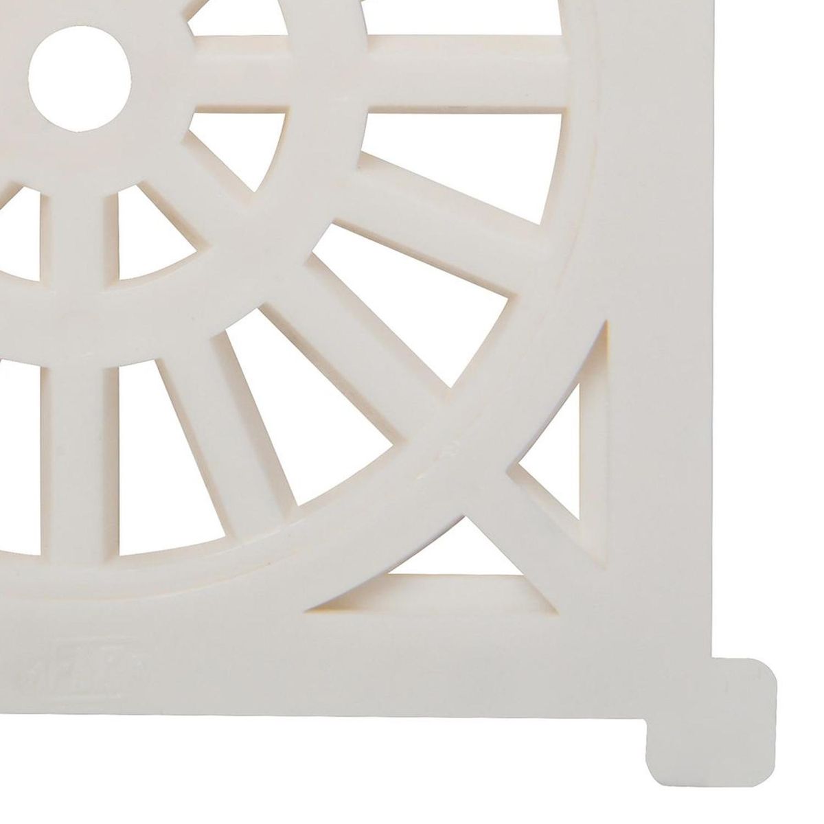 FAB - Rejilla Pileta PVC Cuadrada 10 cmx 10cm Blanco 1u