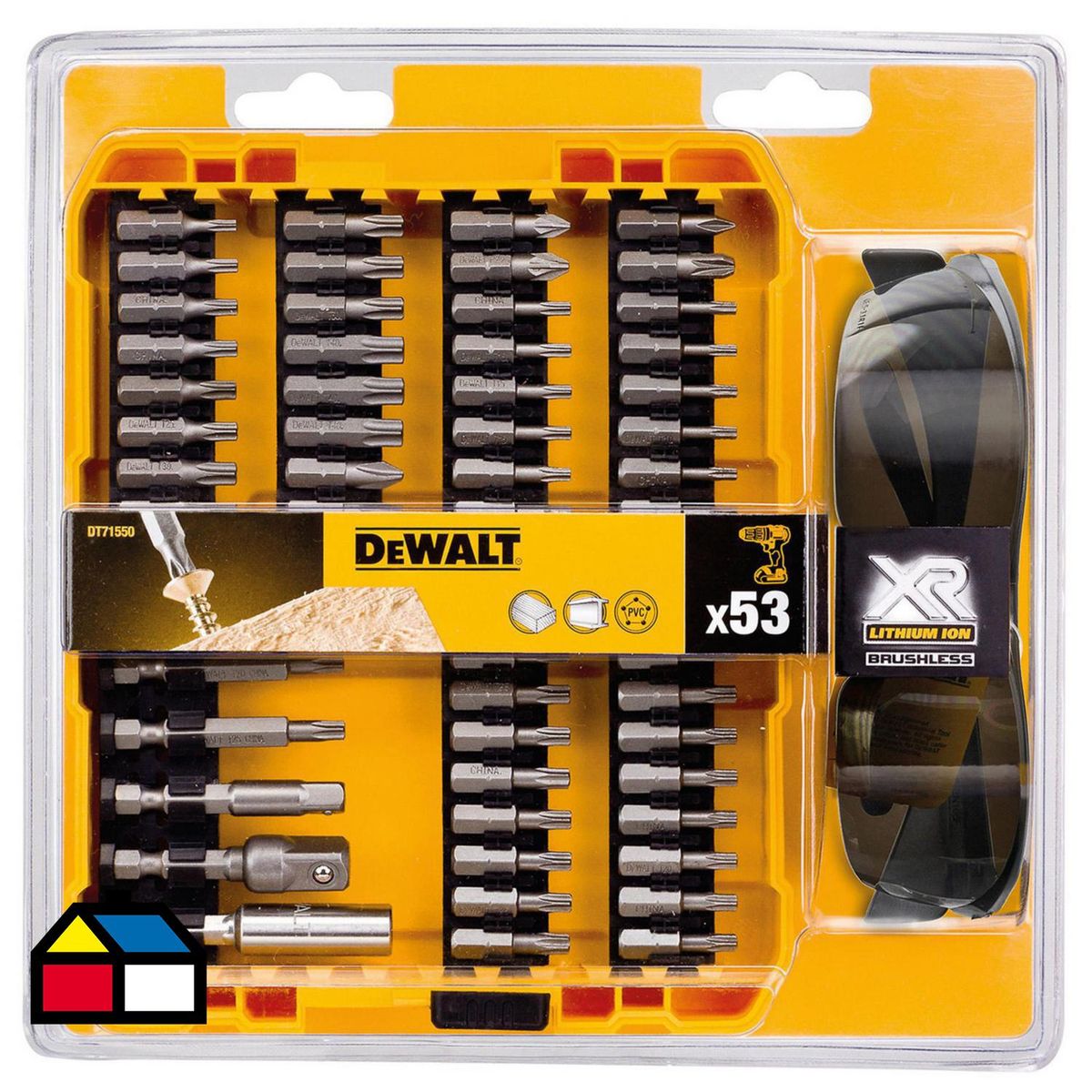 DEWALT - Set de puntas para desatornilladores 53 piezas