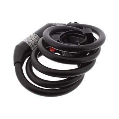 Candado cable con combinacion iluminada 180 mm negro