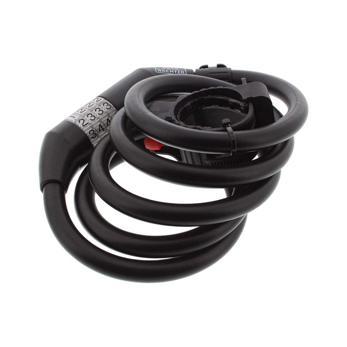 BURG WACHTER - Candado cable con combinacion iluminada 180 mm negro